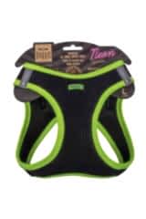 Havalı Dokuma Neon Serisi Küçük Irk Göğüs Tasması L Beden Sarı 42-48 Cm