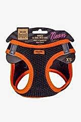 Havalı Dokuma Neon Serisi Küçük Irk Göğüs Tasması Xs Beden Turuncu 30-34 Cm