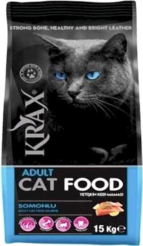 Krax Somonlu 15 kg Yetişkin Kuru Kedi Maması