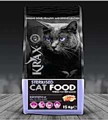 Krax Somonlu Kısır Kedi Maması 15kg