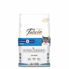 Felicia 2 Kg Yetişkin Somonlu Az Tahıllı HypoAllergenic Kedi Maması