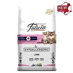 Felicia 12 Kg Yavru Kuzu Etli Az Tahıllı HypoAllergenic Kedi Maması