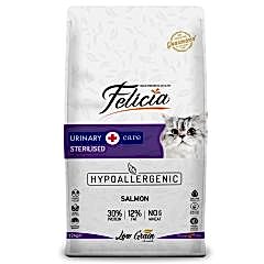 Felicia 12 Kg Sterilised Somonlu Az Tahıllı HypoAllergenic Kedi Maması