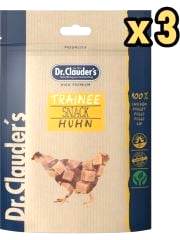 Dr. Clauders Chicken Tavuk Etli Kedi ve Köpek Ödül Küpleri 80 gr x 3 Adet
