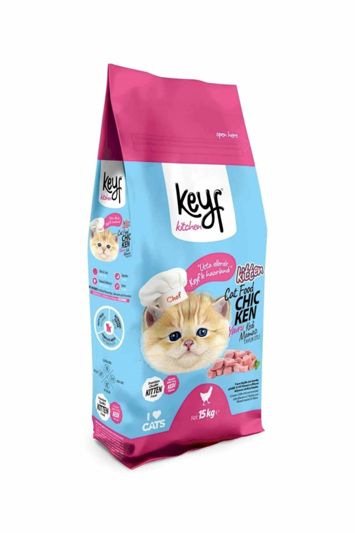 Keyf Yavru Kedi Maması 15 kg