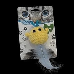 Jooys Catnip'li Kadife Açık Mavi Tüylü Civciv Kedi Oyuncağı