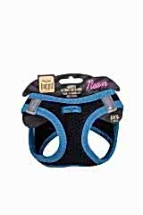 Havalı Dokuma Neon Küçük Irk Köpek Göğüs Tasması Xxsmall Mavi 26-30 Cm - Petshopundan