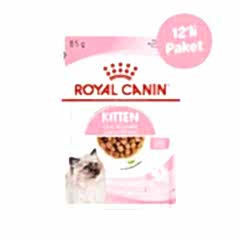 Royal Canin Kıtten Yavru Kedi Yaş Mama 85 Gr. 12Li Paket