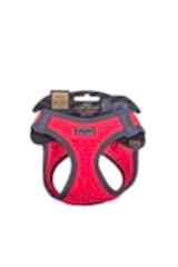 Havalı Dokuma Reflektör Küçük Irk Köpek Göğüs Tasması Xxsmall Pembe 26-30 Cm - Petshopundan