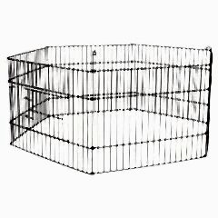 Kedi Köpekler İçin Panel Çit 60x54 cm