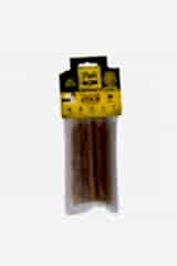 Orta Boy Deri Burgu Çubuk Köpek Ödülü Naturel 12 Adet - Petshopundan