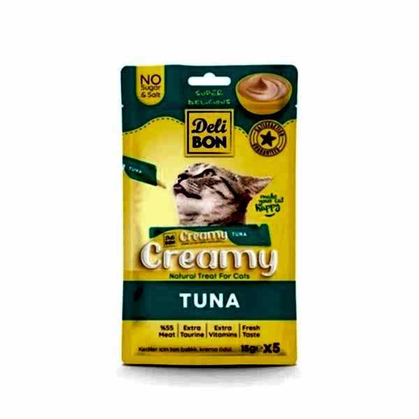 Delibon Creamy Ton Balıklı Sıvı Kedi Ödül Maması 1 Adet (Paket)