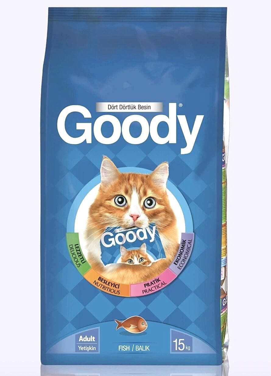 Goody Balıklı 15 kg Yetişkin Kuru Kedi Maması