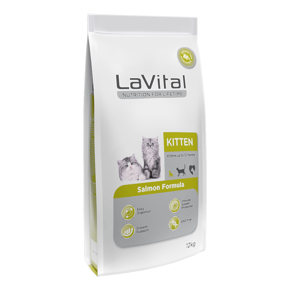 LaVital Kitten Somonlu 12 kg Yavru Kedi Maması