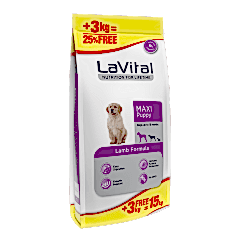 LaVital Büyük Irk Yavru Kuru Köpek Maması (Maxi Puppy) Kuzu Etli 15 Kg