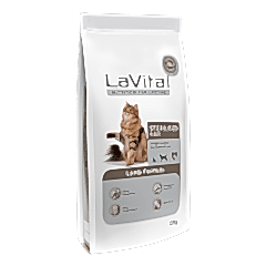 LaVital Kuzu Etli 12 kg Kısırlaştırılmış Yetişkin Kedi Maması