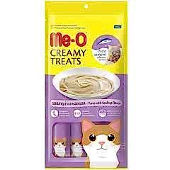 Meo Kremalı Ton Balık ve Deniz Taraklı Kedi Sıvı Ödül Maması