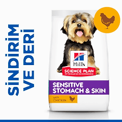Hills Small Miniature Sensitive Stomach Skin Hassas Köpek Maması 1.5 Kg