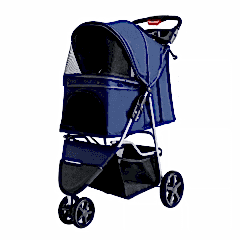 Zampa Perez 42x63x89 cm Lacivert Kedi Arabası