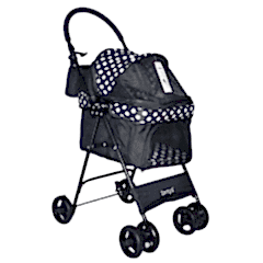 Zampa Perez Kedi ve Köpek Arabası Siyah