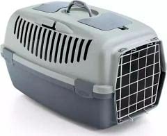 Stefanplast Gulliver 1 Metal Kedi Köpek Taşıma Kabı Mavi 48X32X31 Cm