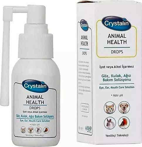 Crystalin Animal Health 100 ml Göz Kulak ve Ağız Bakım Solüsyonu