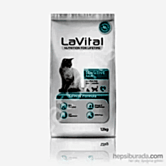 LaVital Sensitive Somonlu 12 kg Yetişkin Kedi Maması