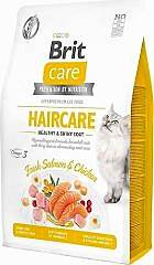 Brit Care Haircare Somonlu ve Tavuklu 2 kg Yetişkin Kedi Maması