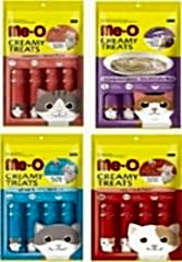 Me-O Creamy Treats 4 Çeşit Karma 4'lü Paket Sıvı Kedi Ödülü