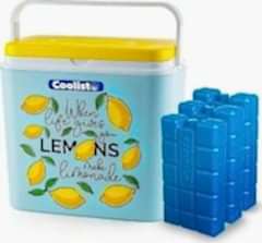 Coolist CLB24LM Limon Desenli Buzluk, 24 Litre + 2 Adet Buz Kaseti, 400gr